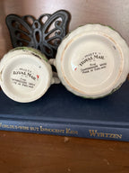 “Royal Mail” by Myott Creamer and Sugar Set (Sold as a Set)