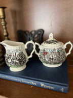 “Royal Mail” by Myott Creamer and Sugar Set (Sold as a Set)