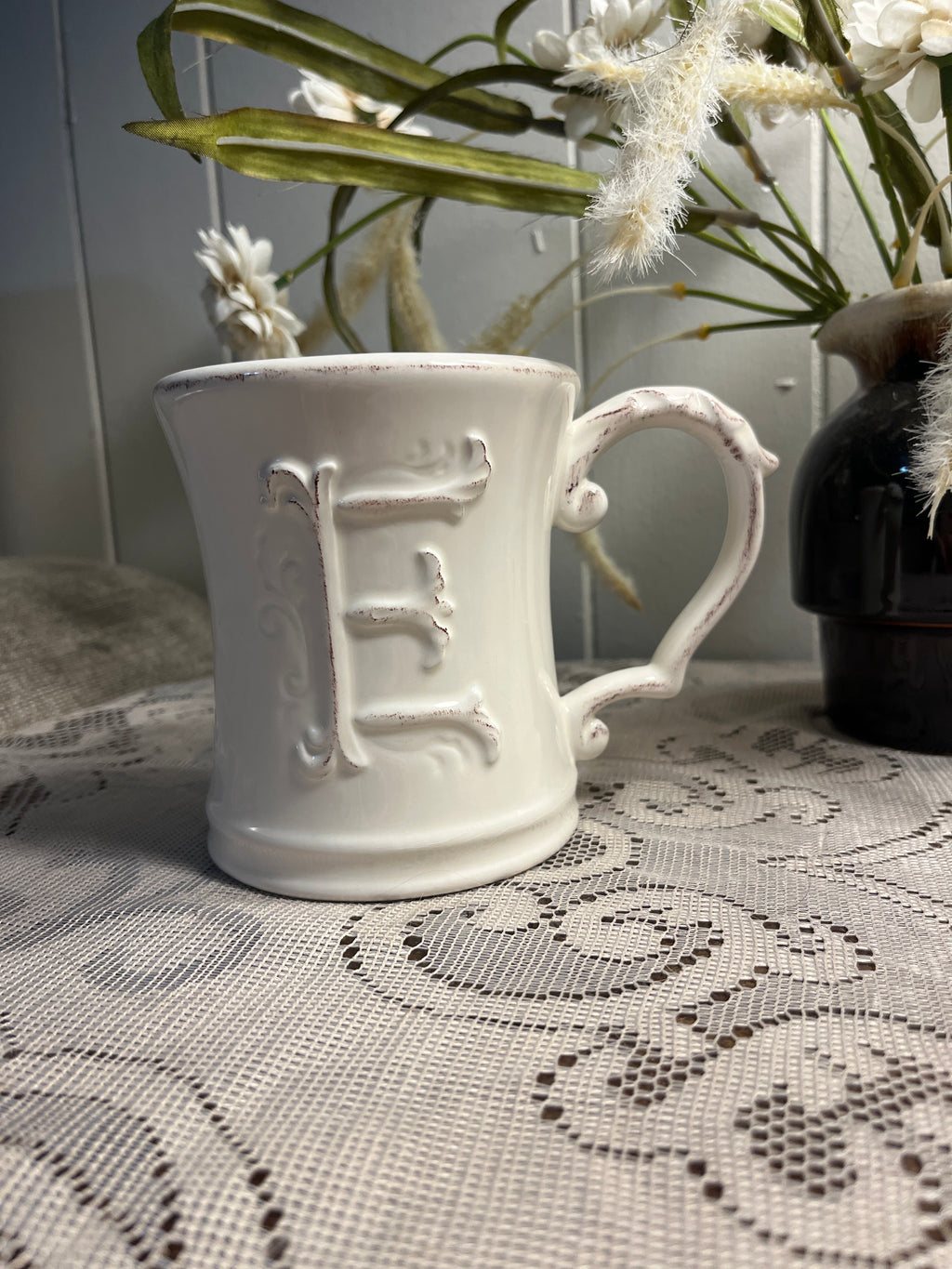 Pier 1 Imports “E” Mug