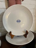 Matceramica White Dinner Plate (Sold Individually)