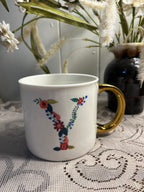 Opalhouse Floral Initial “Y” Mug