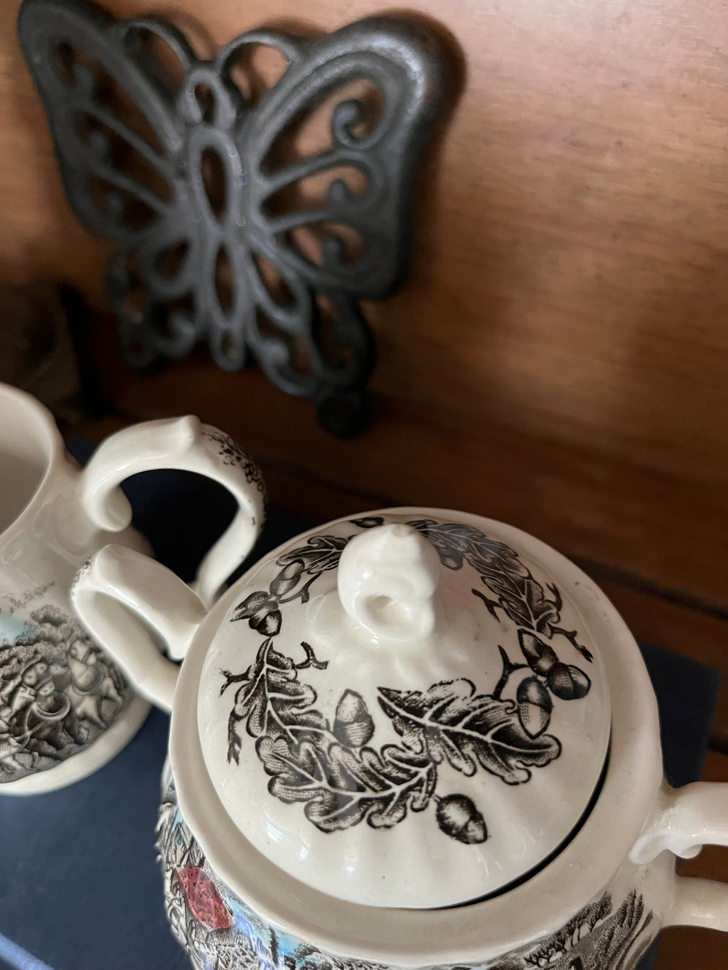 “Royal Mail” by Myott Creamer and Sugar Set (Sold as a Set)