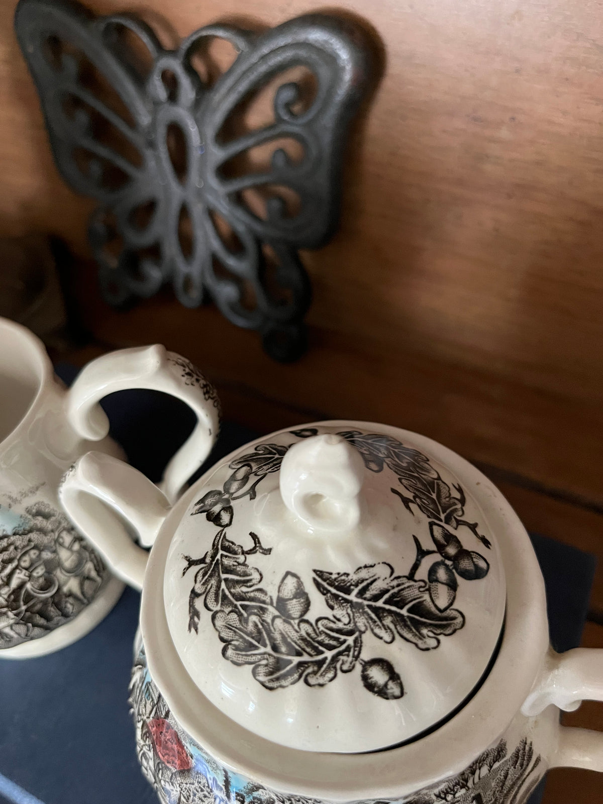 “Royal Mail” by Myott Creamer and Sugar Set (Sold as a Set)